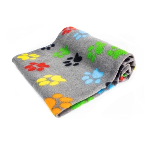 Imagen que muestra el producto Mantas Para Mascotas. Mantas para mascotas ideal para brindarle un abrigo confortable en todo momento. Material: Poliéster Color: Negro, gris, azul, rosado, morado, blanco Disponible: Razas pequeñas