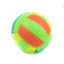 Imagen secundaria del producto Pelota Voleibol Para Mascotas. Pelota chillona con luz ld interna. Material: Plástico Color: Naranja, amarillo, rosado, verde Disponible: Razas pequeñas y medianas.