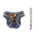 Imagen secundaria del producto Pechera Con Velcro Para Mascotas. Pechera estampada con velcro ajustable, broche de seguridad y anillos tipo D para ajustar la correa. “Material: Poliéster Color: Rosado con gris, azul con café Estampado: Marvel, Paw Patrol, perritos Disponible: Razas pequeñas y medianas.”