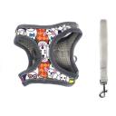 Imagen secundaria del producto Pechera Con Velcro Para Mascotas. Pechera estampada con velcro ajustable, broche de seguridad y anillos tipo D para ajustar la correa. “Material: Poliéster Color: Rosado con gris, azul con café Estampado: Marvel, Paw Patrol, perritos Disponible: Razas pequeñas y medianas.”