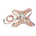 Imagen secundaria del producto Pechera Estampado De Flores Para Mascotas. Pechera con estampado de flores, hebillas ajustables, broche de seguridad en la parte superior y anillos tipo D de metal para fijar la correa. Material: Poliéster, metal Color: Negro, rosado, verde, rojo Disponible: Razas pequeñas y medianas Medidas: TALLA XS: CUELLO 23-33 CM TORSO  MIN-MAX 30-45 CM PESO MAXIMO – APROX 2-5 KG, TRAILLA 1,20 CM  TALLA S: CUELLO 30-41 CM TORSO MIN-MAX 41-53 CM PESO MAXIMO – APROX 5-11 KG, TRAILLA 1,20 CM TALLA M: CUELLO  40-53 CM TORSO MIN-MAX 56-58 PESO MAXIMO – APROX 11-23 KG, TRAILLA 1,20 CM TALLA L: CUELLO 46-66 CM TORSO MIN-MAX 61-76 CM PESO MAXIMO APROX 23-36 KG, TRAILLA 1,20 CM TALLA XL: CUELLO 70-81 CM TORSO  MIN-MAX 70-82 CM PESO MAXIMO – APROX 36-50 KG, TRAILLA 1,20 CM