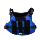 Imagen secundaria del producto Pechera Tipo Chaleco Para Mascotas. Pechera anti-tirones, cuenta con hebillas ajustables, broches de seguridad, velcro para personalizar y anillo tipo D en la parte superior e inferior para fijar la correa. Material: Poliéster, metal                                                                                                                                                                                                                                                       Color: Verde, azul, negro                                                                                                                                                                                                                                         Disponible: Razas grandes