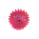 Imagen secundaria del producto Pelota De Dentición Con Luz Del Para Mascotas. Pelota con superficie en forma de púas, sonido y luz led interna. Material: Caucho Color: Amarillo, naranja, rosado, verde, azul, morado Disponible: Razas pequeñas.