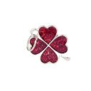 Imagen secundaria del producto Placa De Identificación Trebol. Placa de identificación diseño de trebol con acabado escarchado. Material: Metal Color: Rosado, morado, rojo, azul Disponible: Razas medianas y grandes