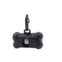 Imagen secundaria del producto Porta Bolsa Huesito Para Mascotas. Porta bolsas con diseño de hueso, cuenta con un orificio en donde podrá guardar las bolsas higiénicas y gancho ideal para fijar al collar o arnés de su mascosta. Cuenta con rollo de repuesto. Material: Plástico Color: Rojo, vinotinto, azul oscuro, azul claro, rosado,verde, negro, naranja, palo rosa, morado. Disponible: Razas pequeñas, medianas y grandes