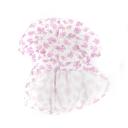 Imagen secundaria del producto Vestido De Flores Mascotas. Vestido de flores para mascotas, cuenta con botones. Material: Poliéster Color: Rosado, azul. fucsia Disponible: Razas pequeñas y medianas.