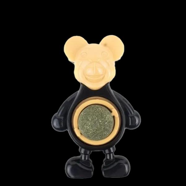 es un Juguete Raton Con Catnip  Para Mascotas en la mitad