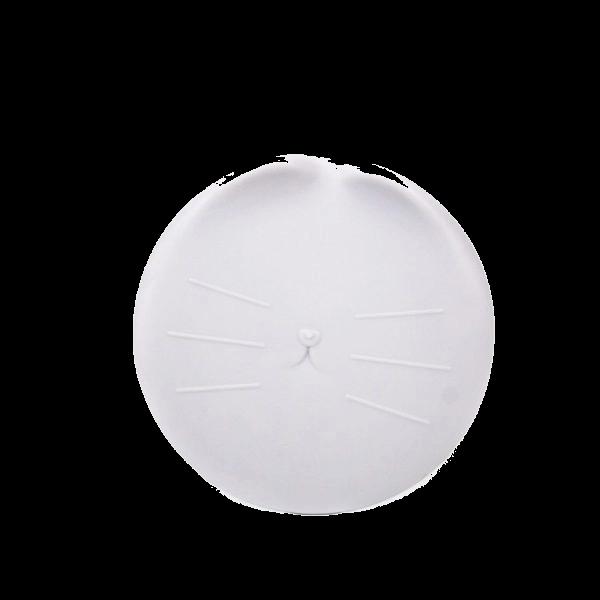 Imagen que muestra el producto Tapa Para Lata Comida Humeda Mascotas. Tapa de gato para lata de comida humeda. Material: Silicona                                                                                                                                                                                                                                                                        Color: Amarillo, rosado, azul