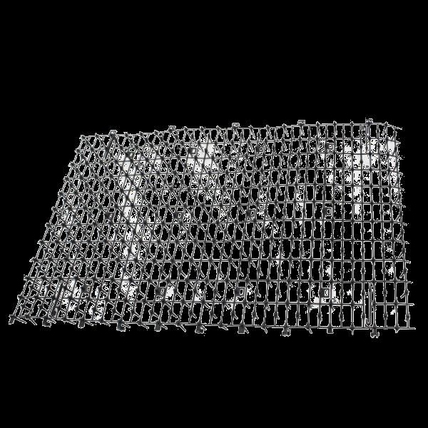 Imagen que muestra el producto Malla De Proteccion De Gato. Malla de picos antigatos. Proporciona una solución efectiva para mantener a su mascota alejada de áreas no deseadas. Material: Plástico Color: Negro Disponible: Razas pequeñas.